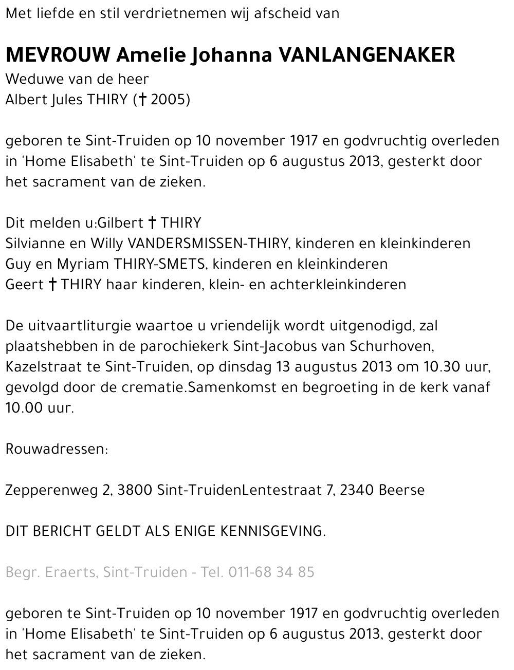 Amelie Johanna Vanlangenaker