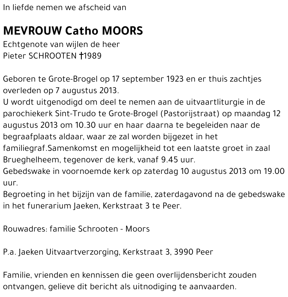 Catho MOORS