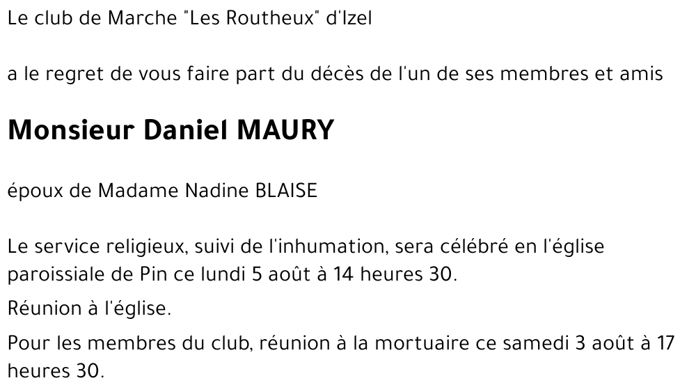 Daniel MAURY