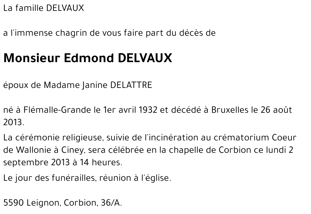 Edmond DELVAUX