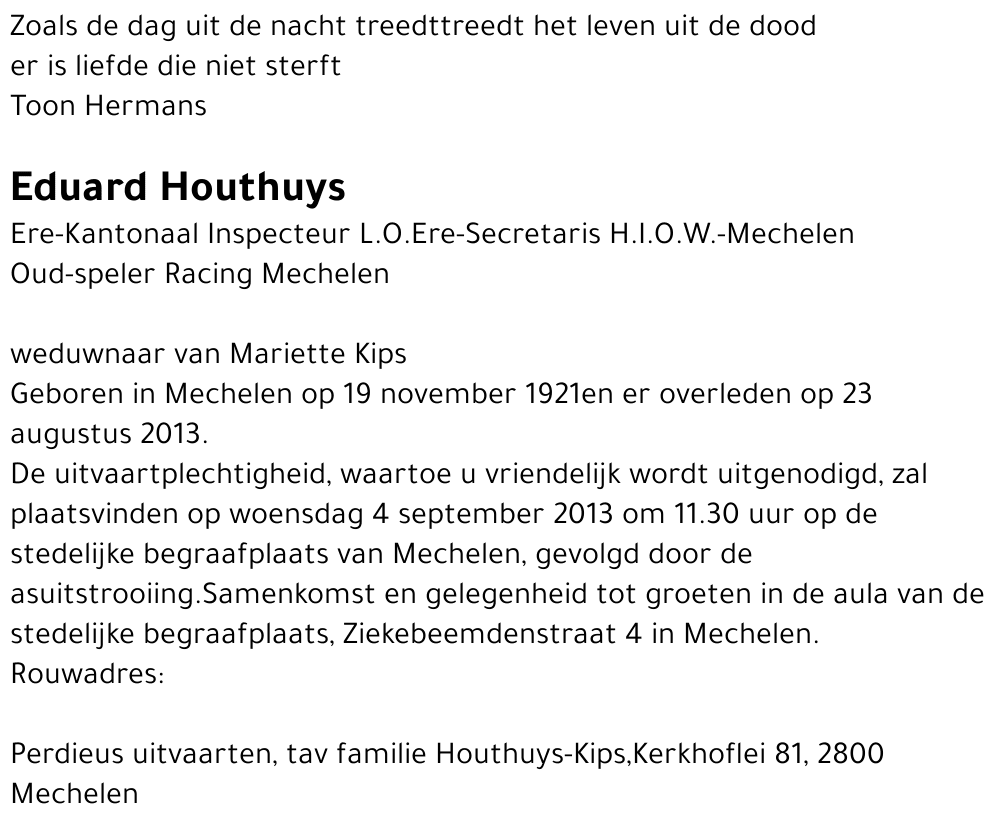 Eduard Houthuys