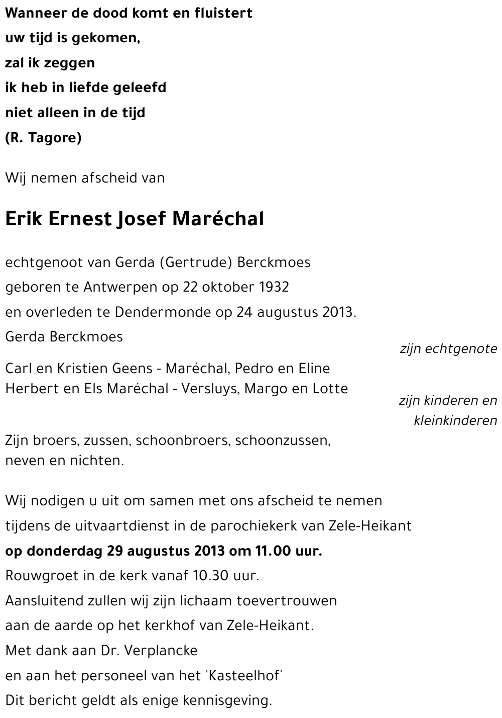 Erik Ernest Josef Maréchal