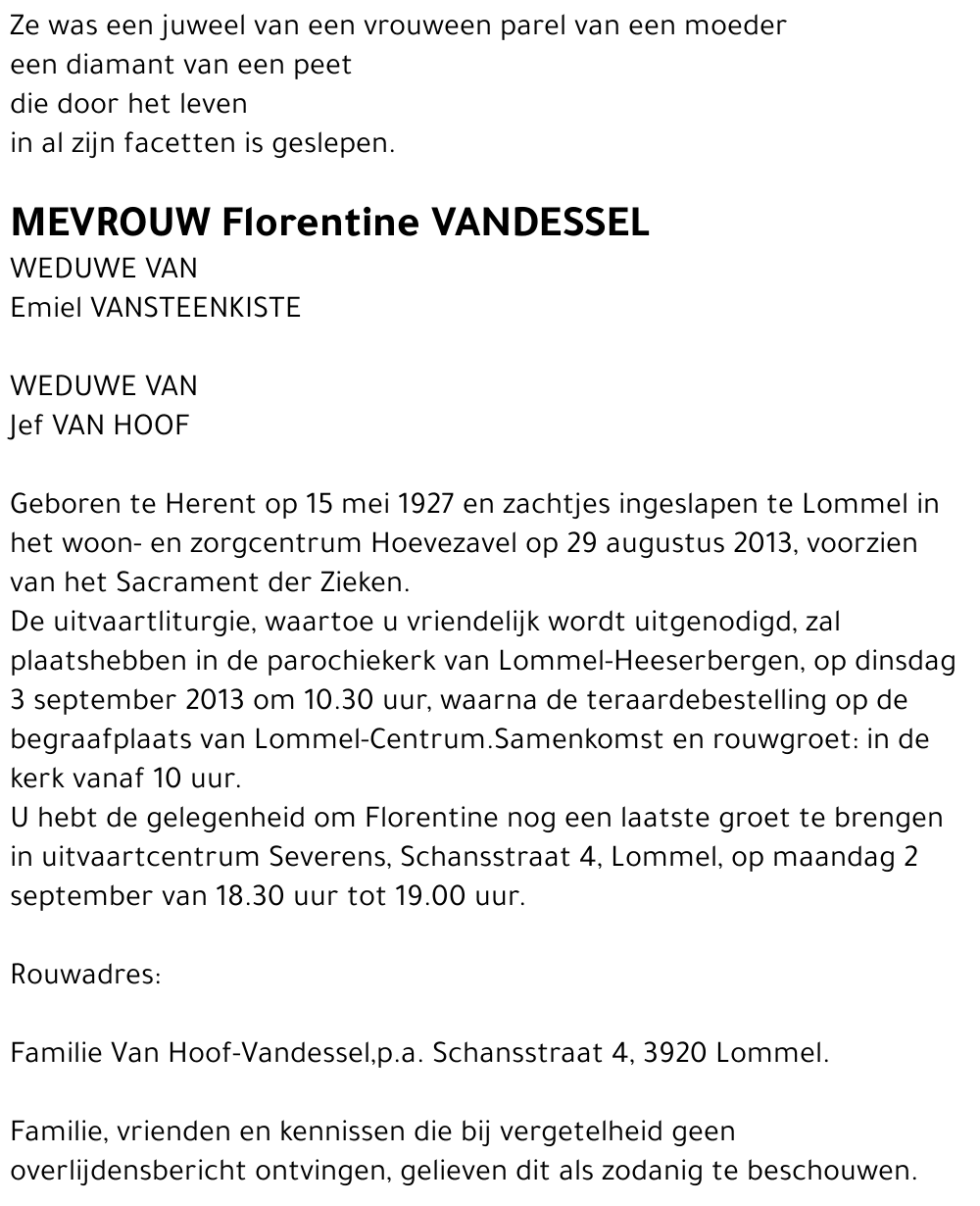 Florentine Vandessel