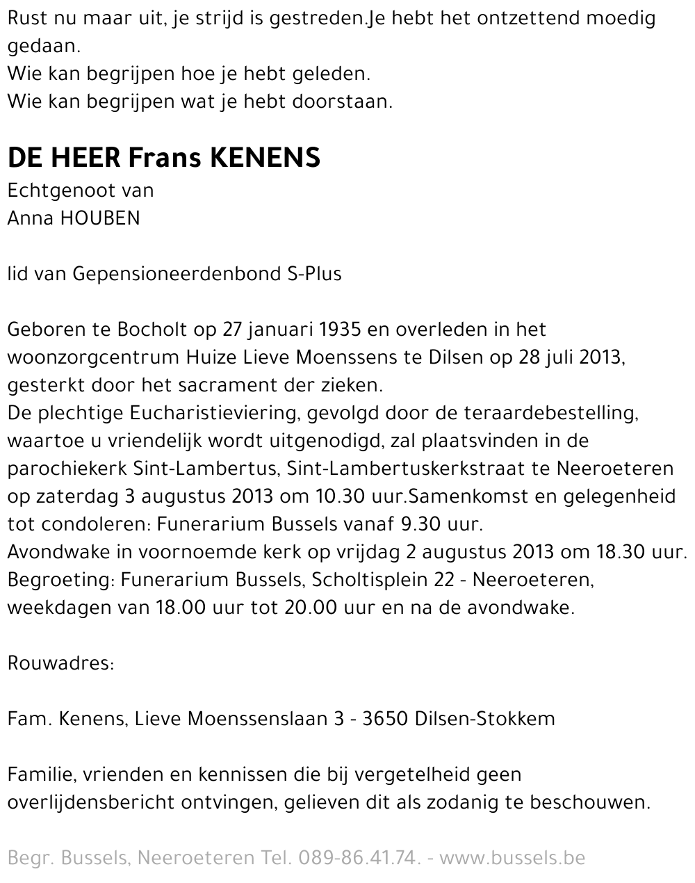 Frans KENENS