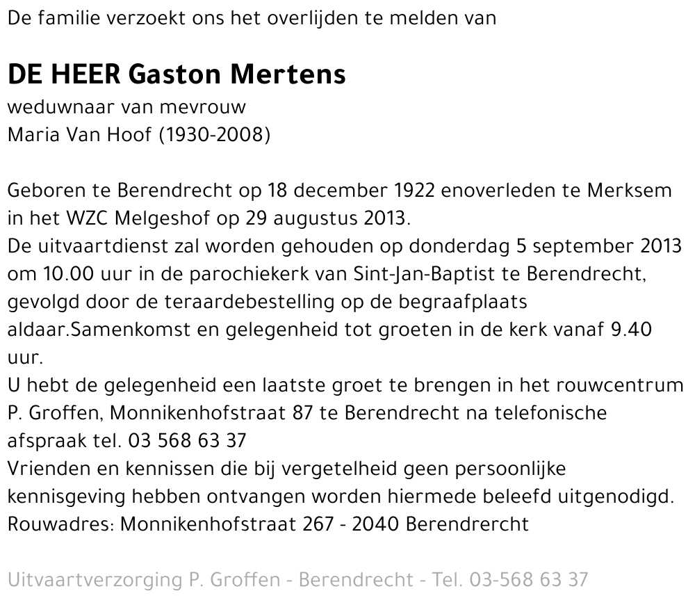 Gaston Mertens