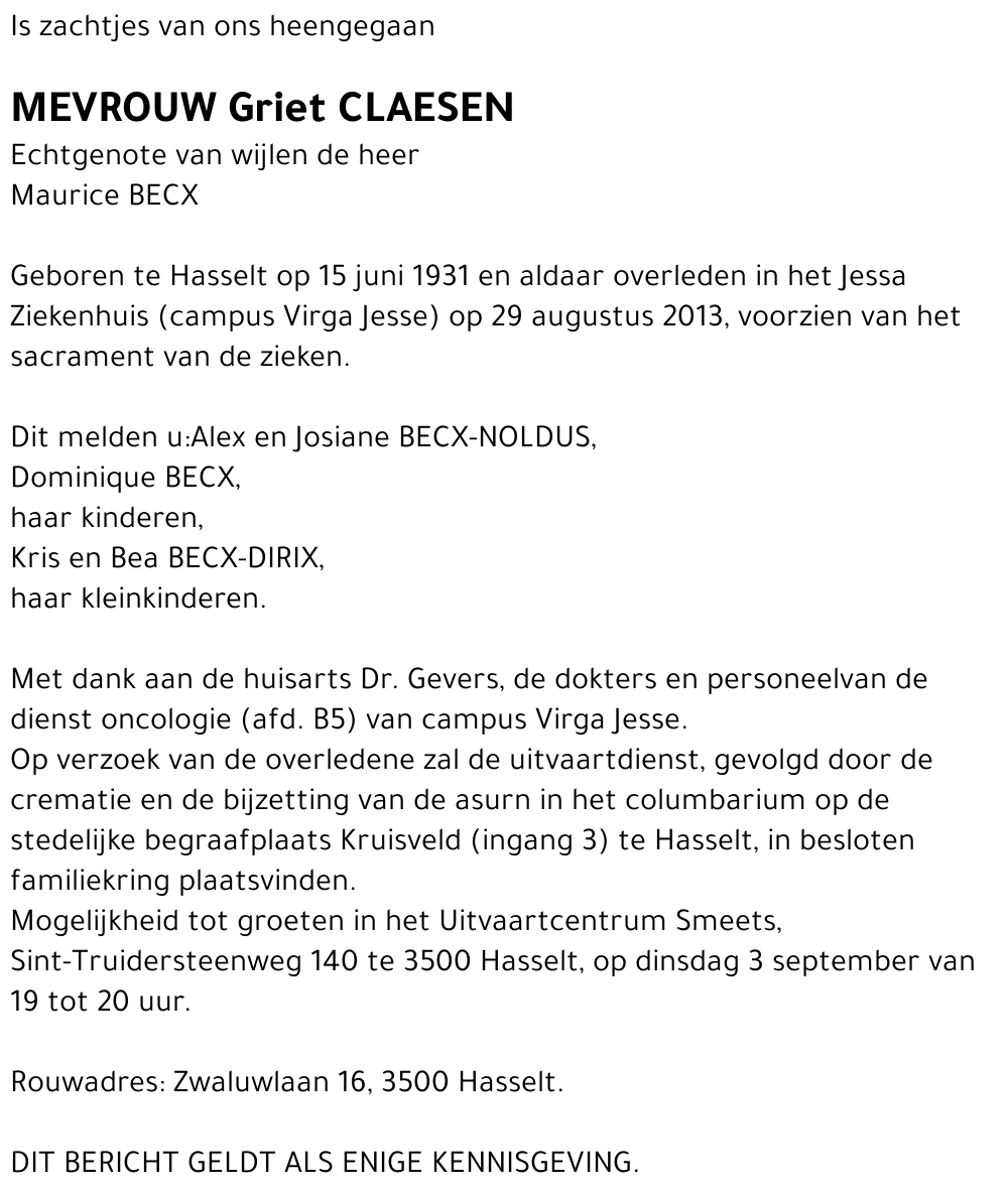 Griet Claesen