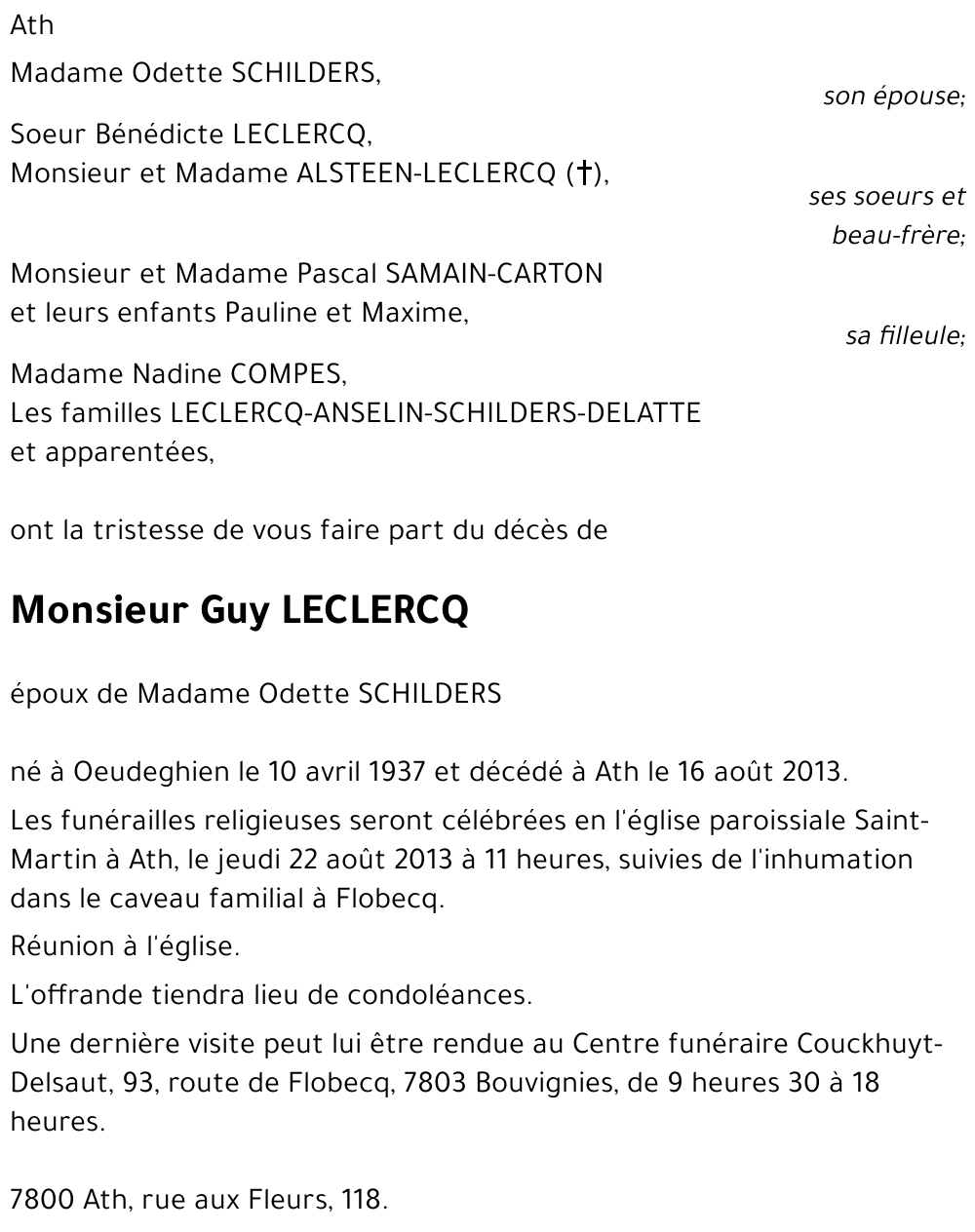 Guy LECLERCQ