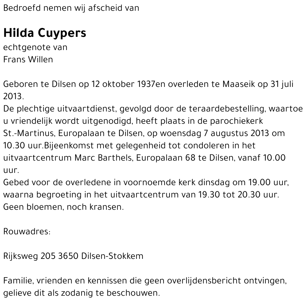 Hilda Cuypers