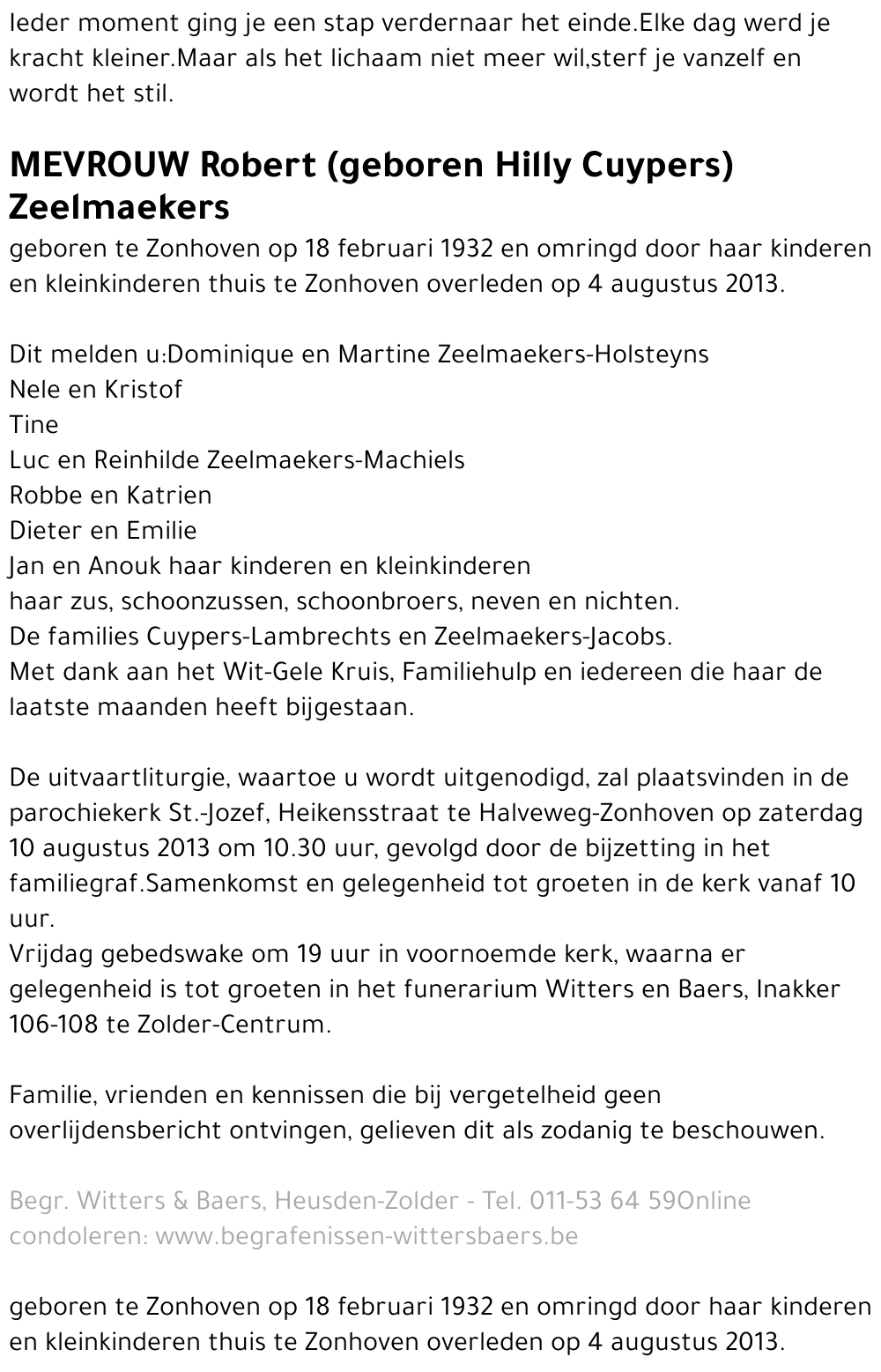 Hilly Zeelmaekers-Cuypers