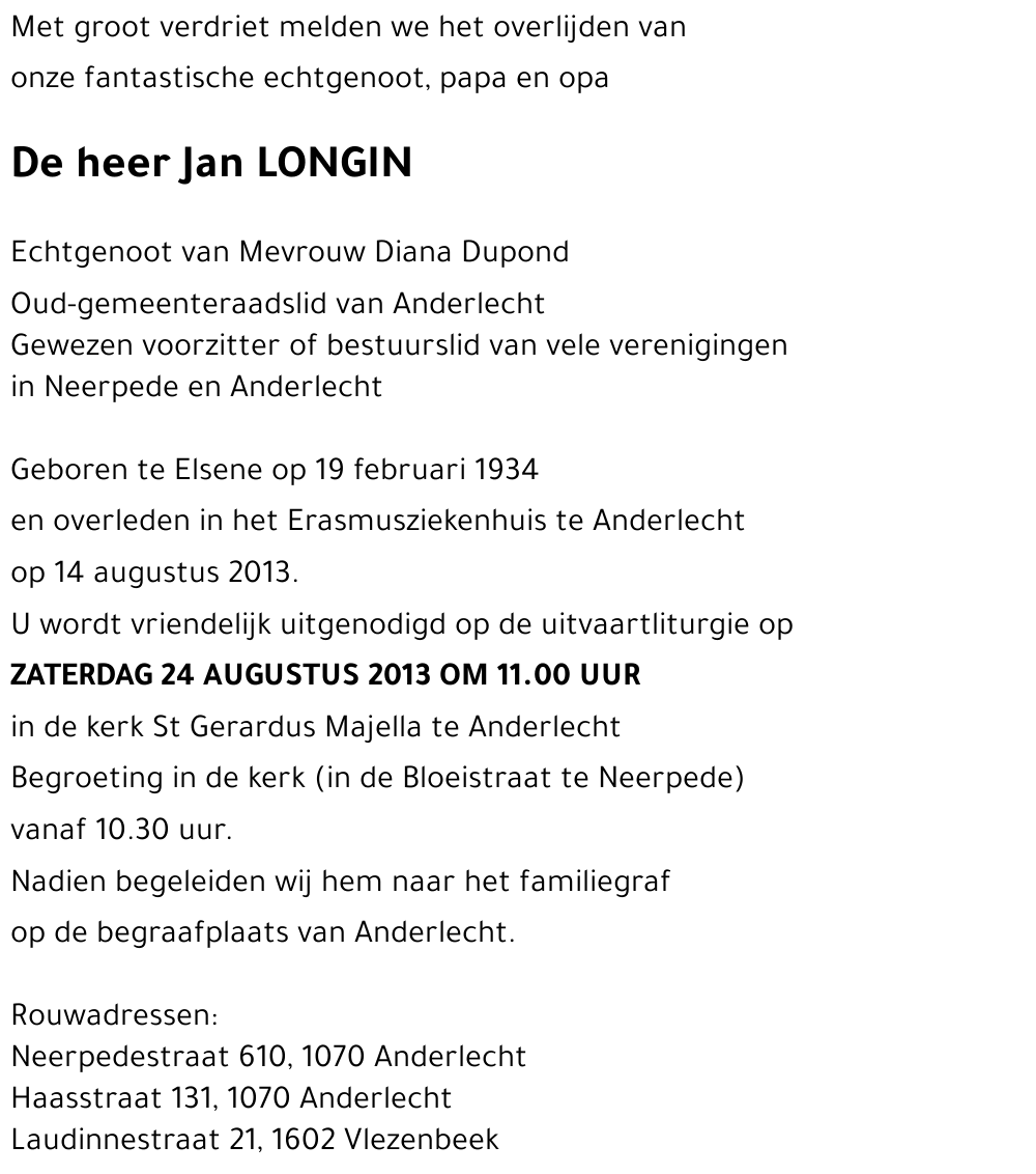 Jan LONGIN