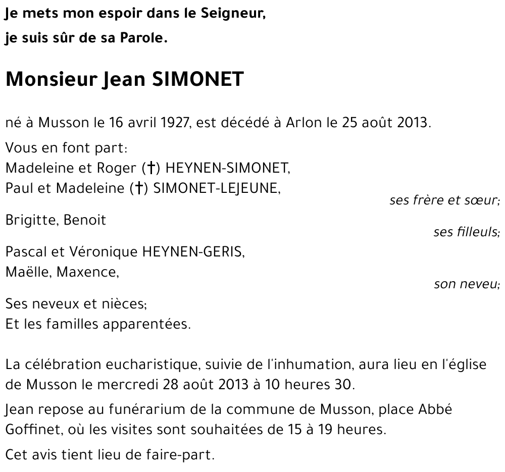 Jean SIMONET