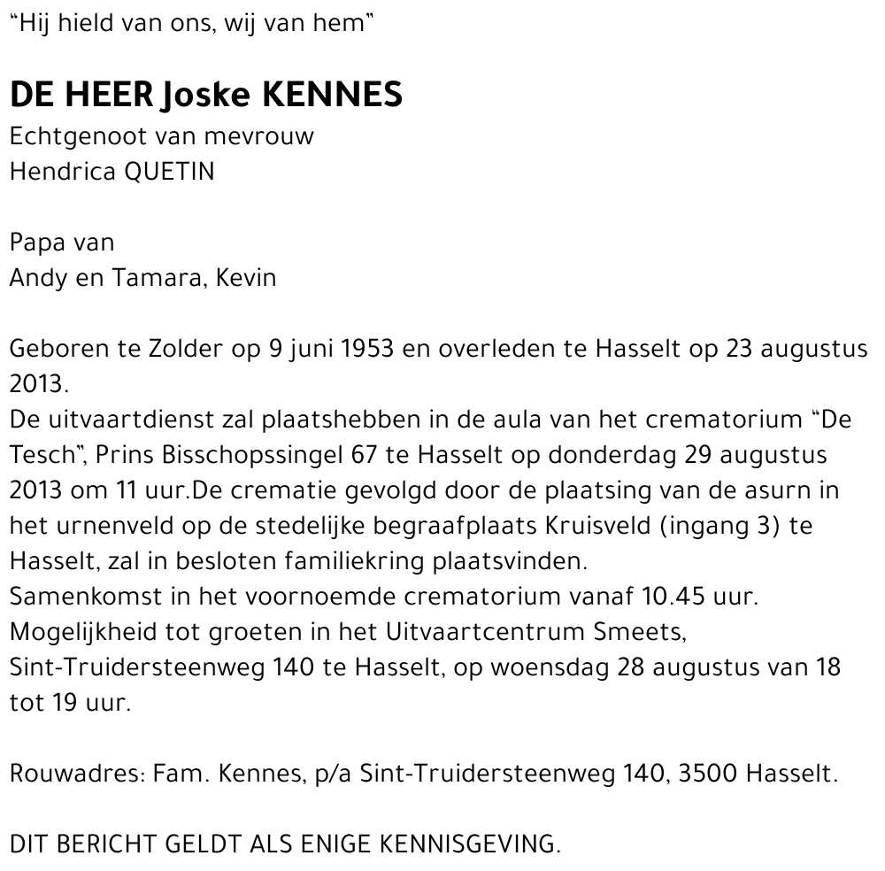 Joske Kennes