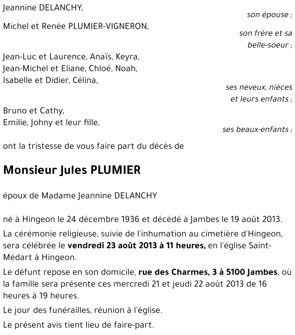 Jules PLUMIER
