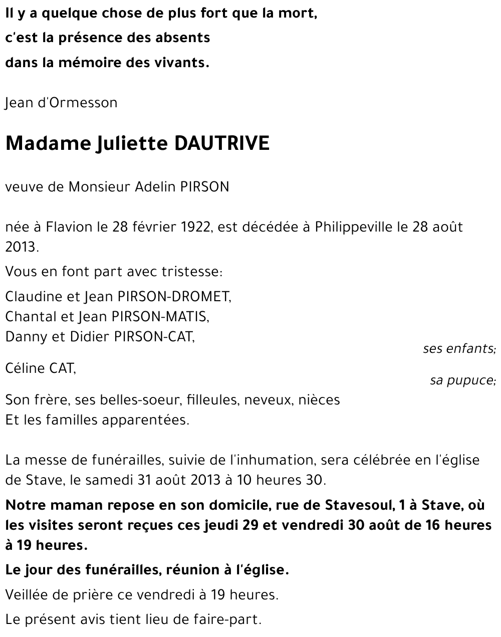 Juliette DAUTRIVE