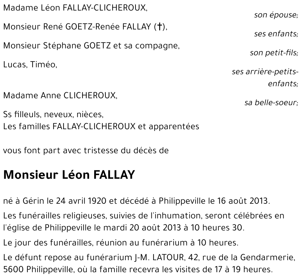 Léon FALLAY