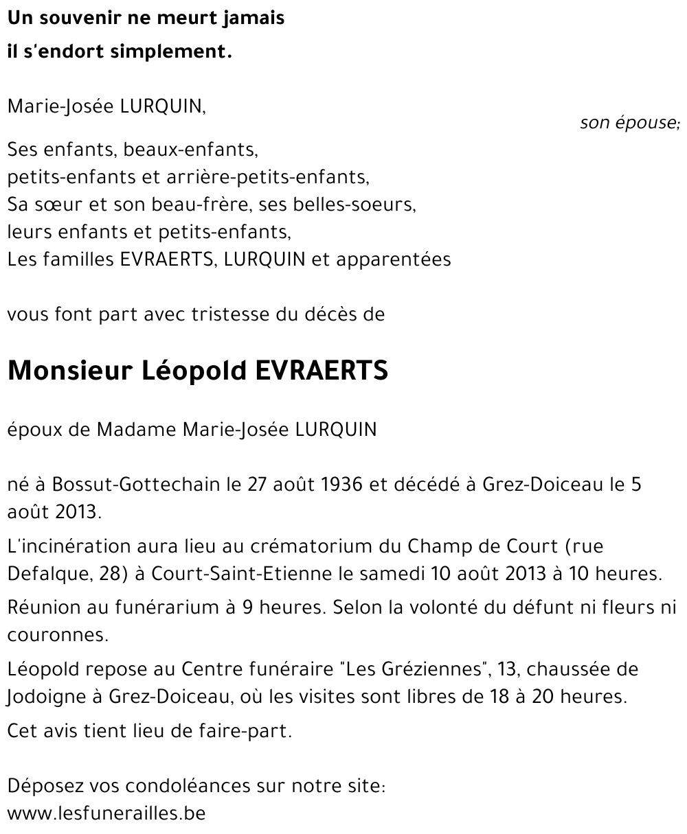 Léopold EVRAERTS