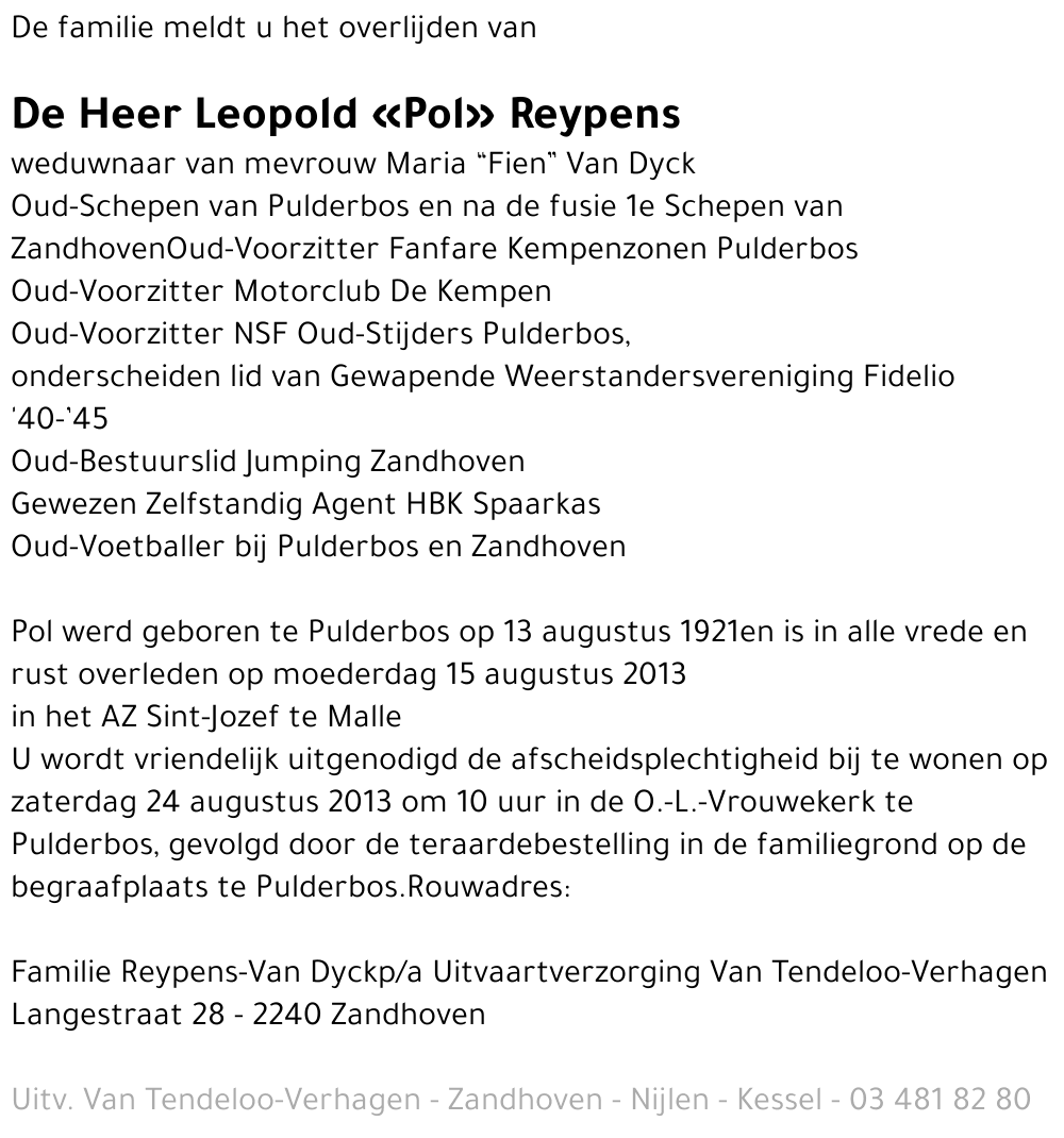 Leopold «Pol» Reypens