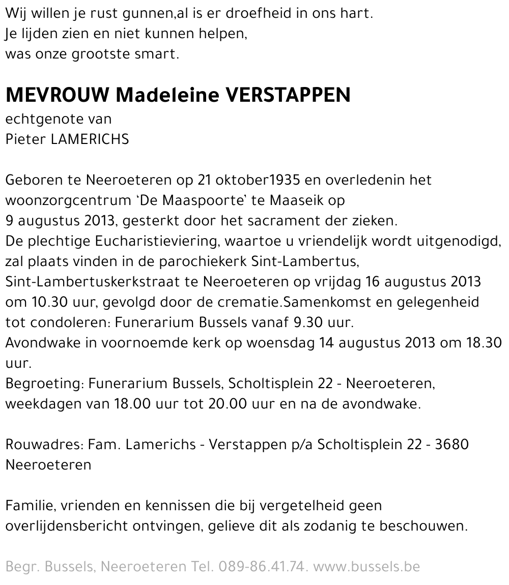 Madeleine Verstappen