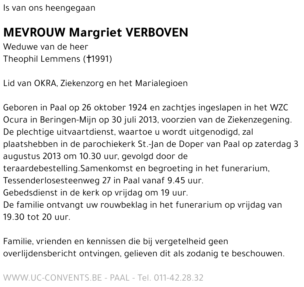 Margriet Verboven