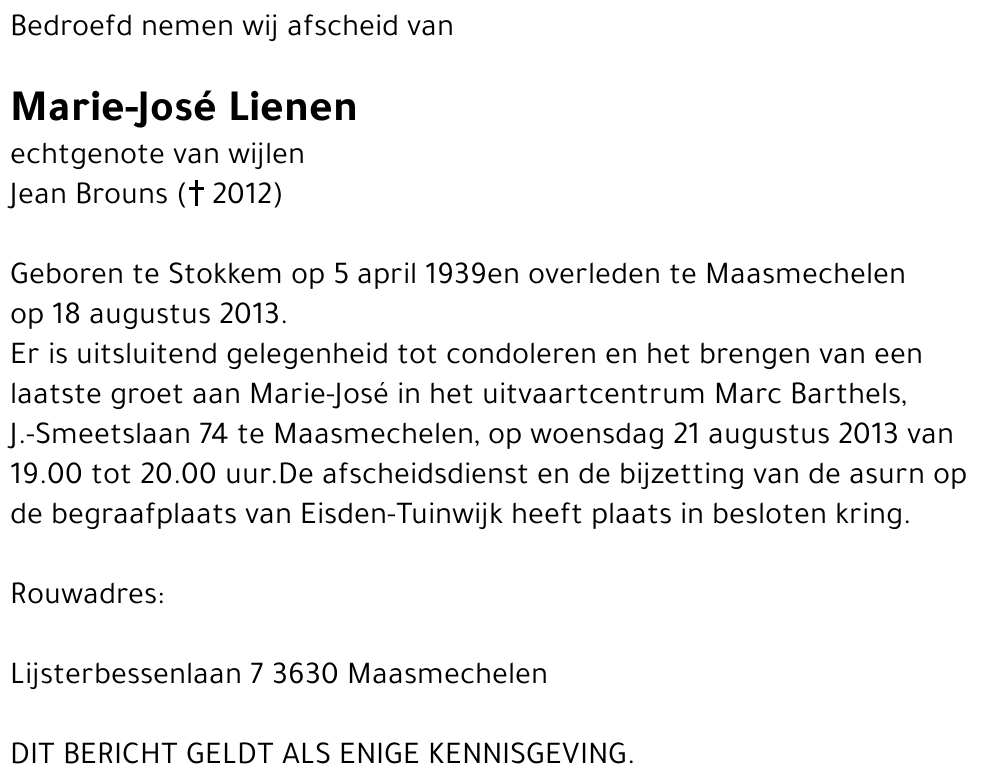 Marie-José Lienen