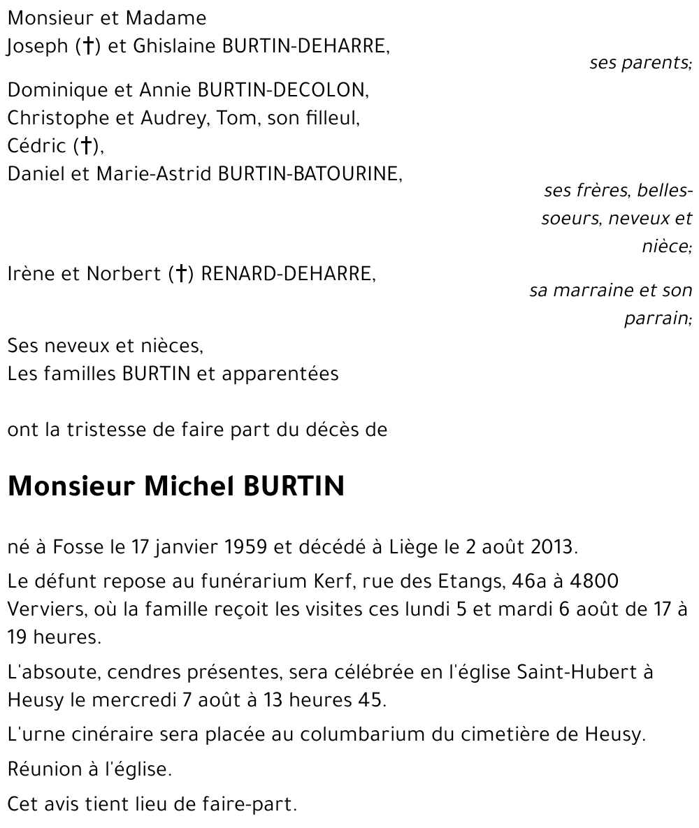 Michel BURTIN