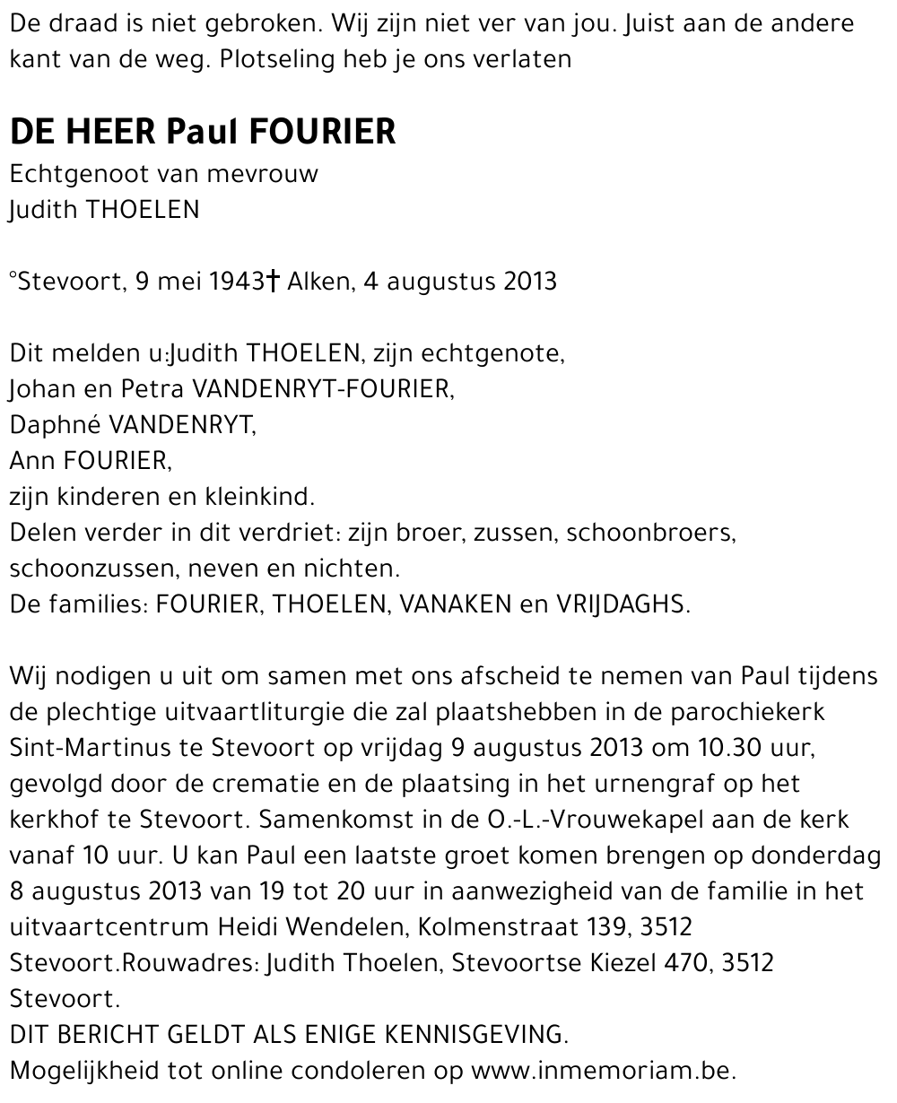 Paul FOURIER