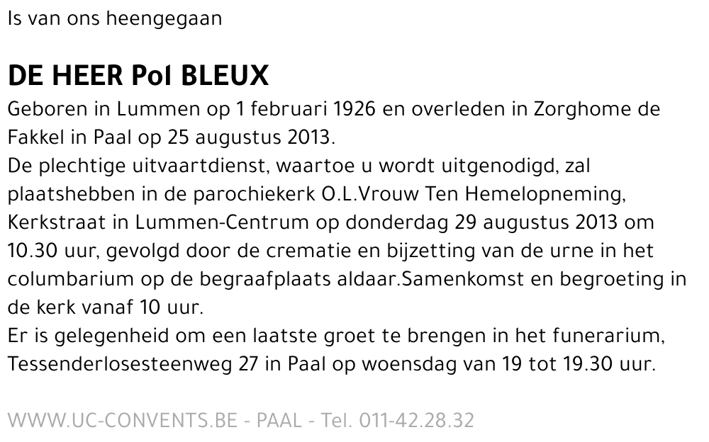 Pol Bleux