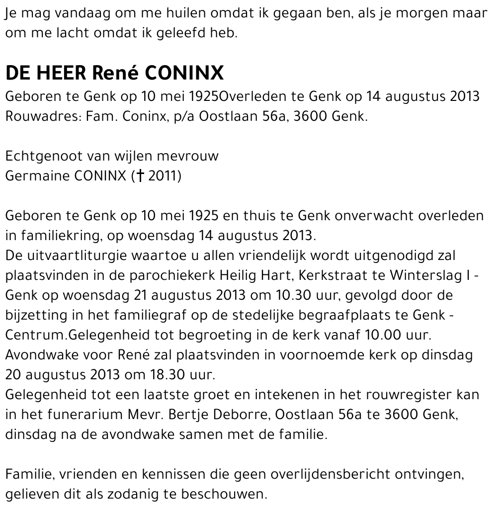 René CONINX