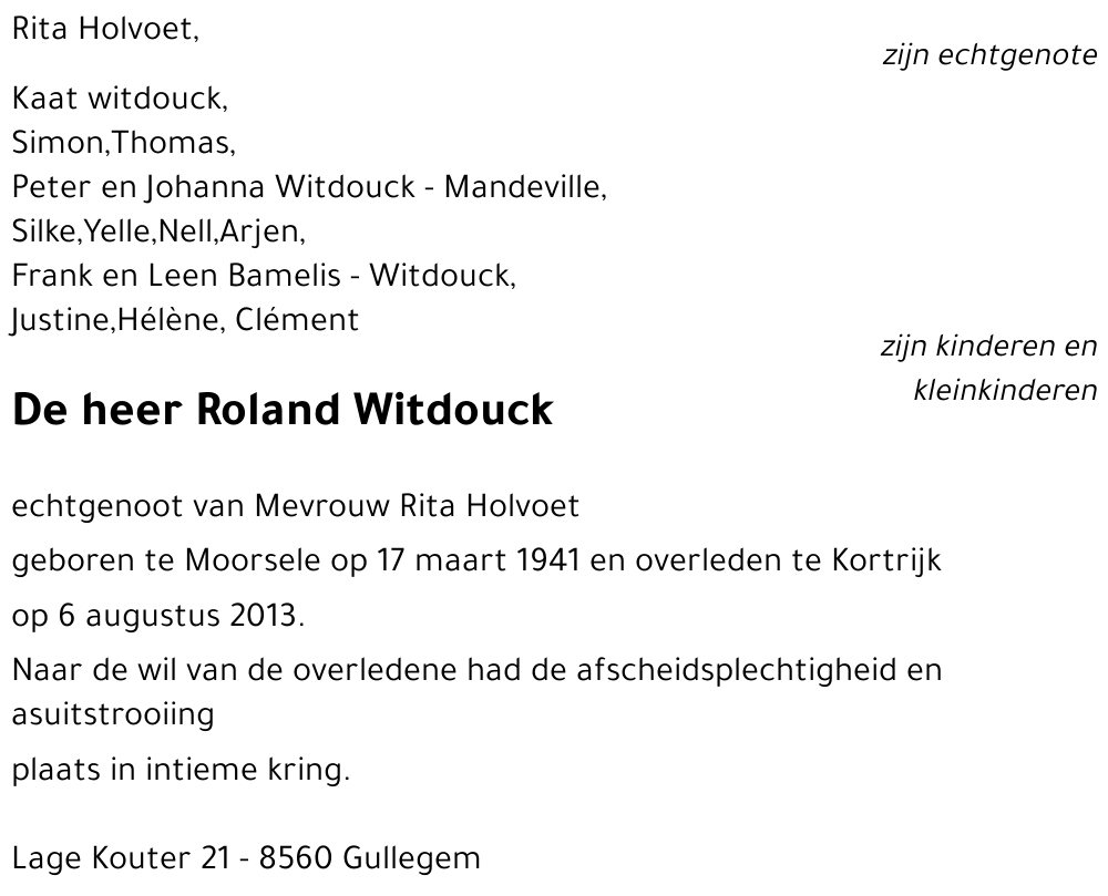 Roland Witdouck