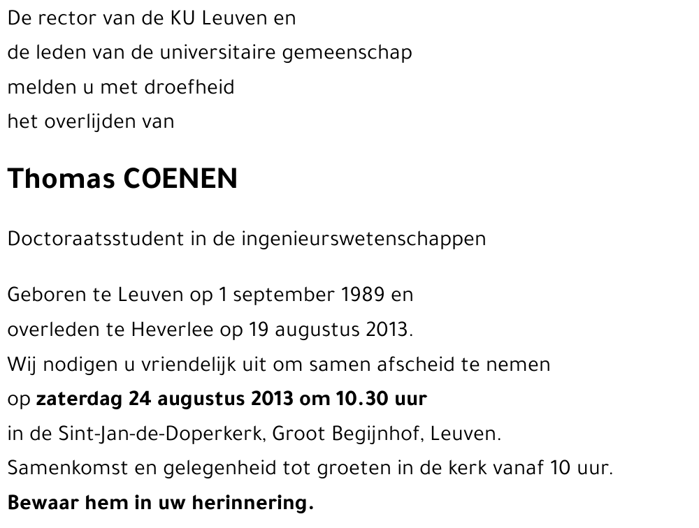 Thomas COENEN