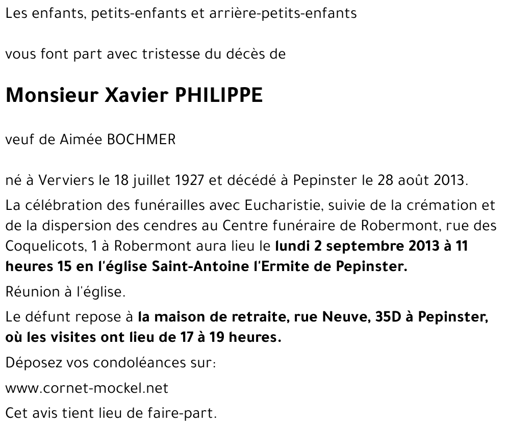 Xavier PHILIPPE