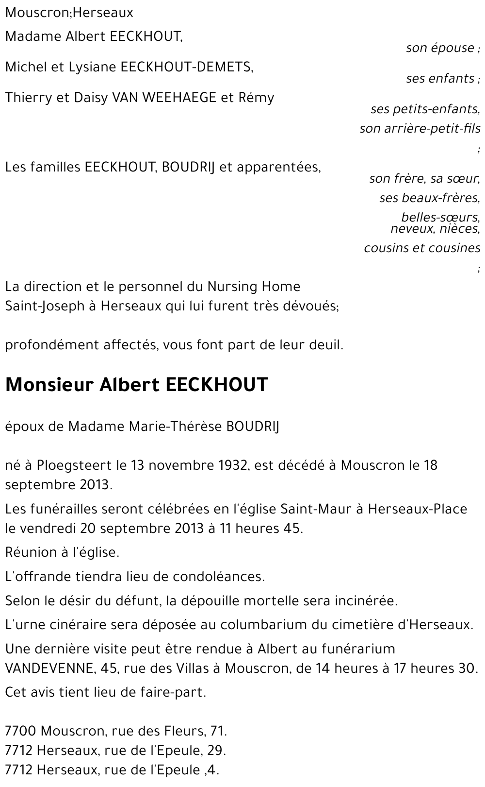 Albert EECKHOUT