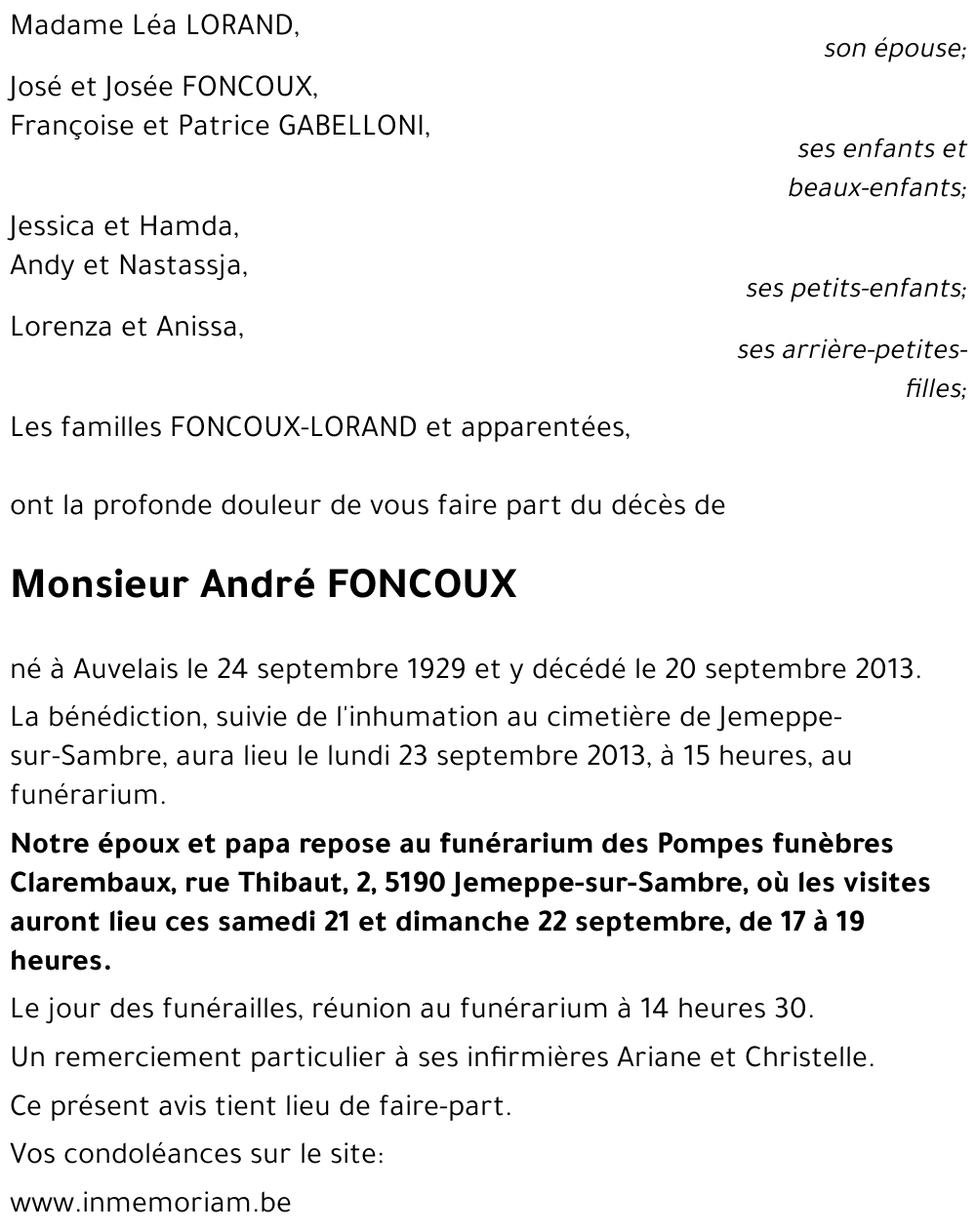 André FONCOUX