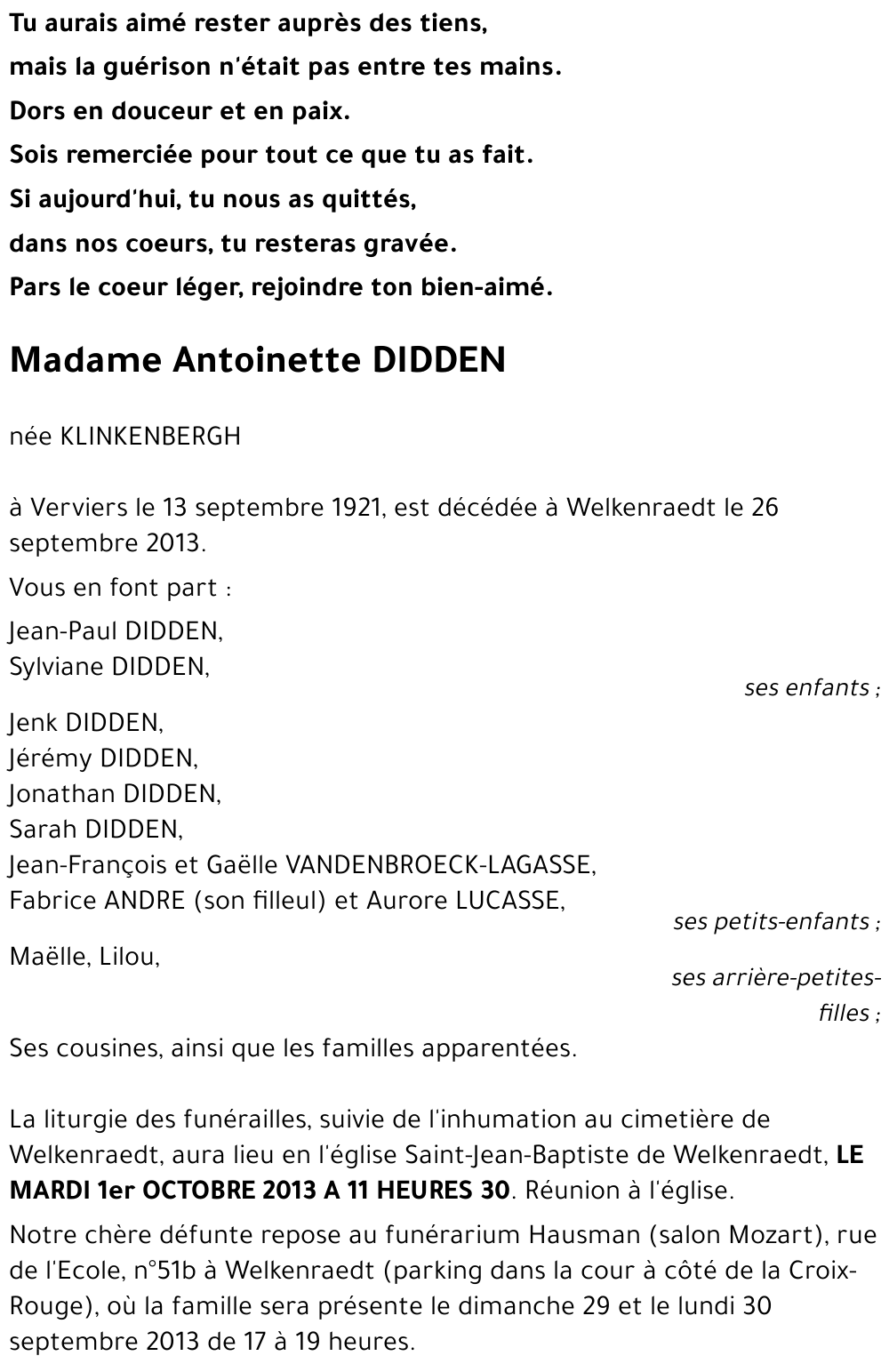 Antoinette KLINKENBERGH