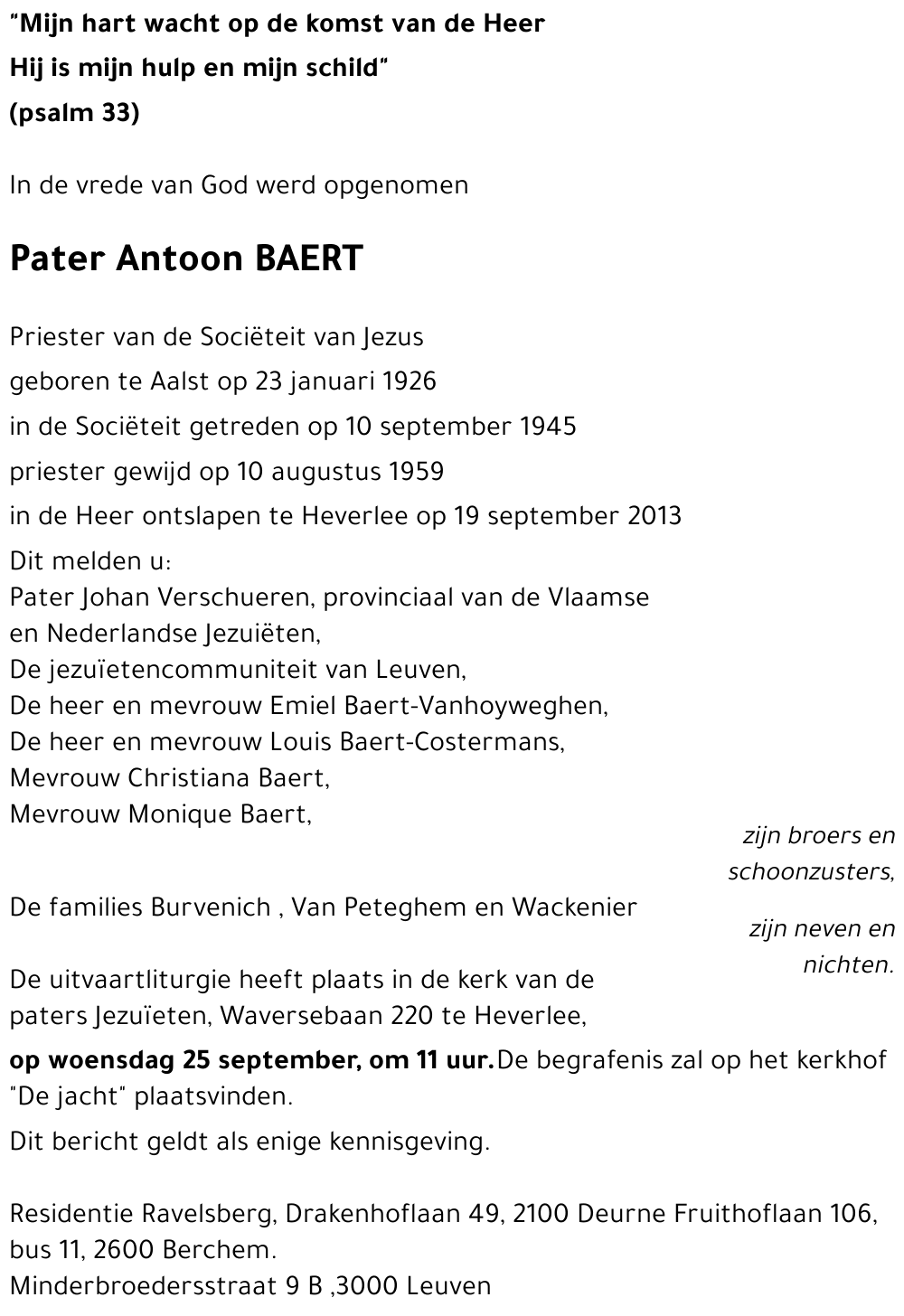 Antoon BAERT