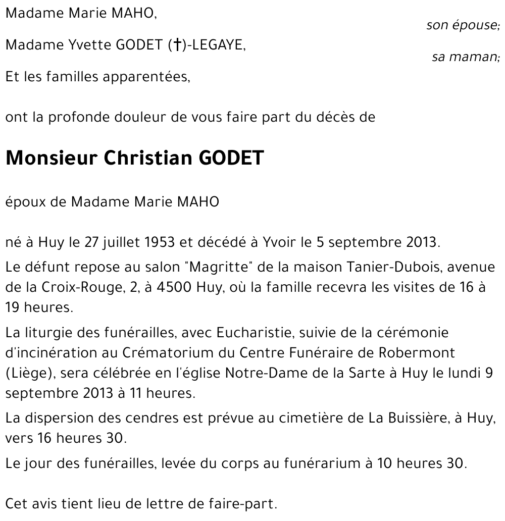 Christian GODET