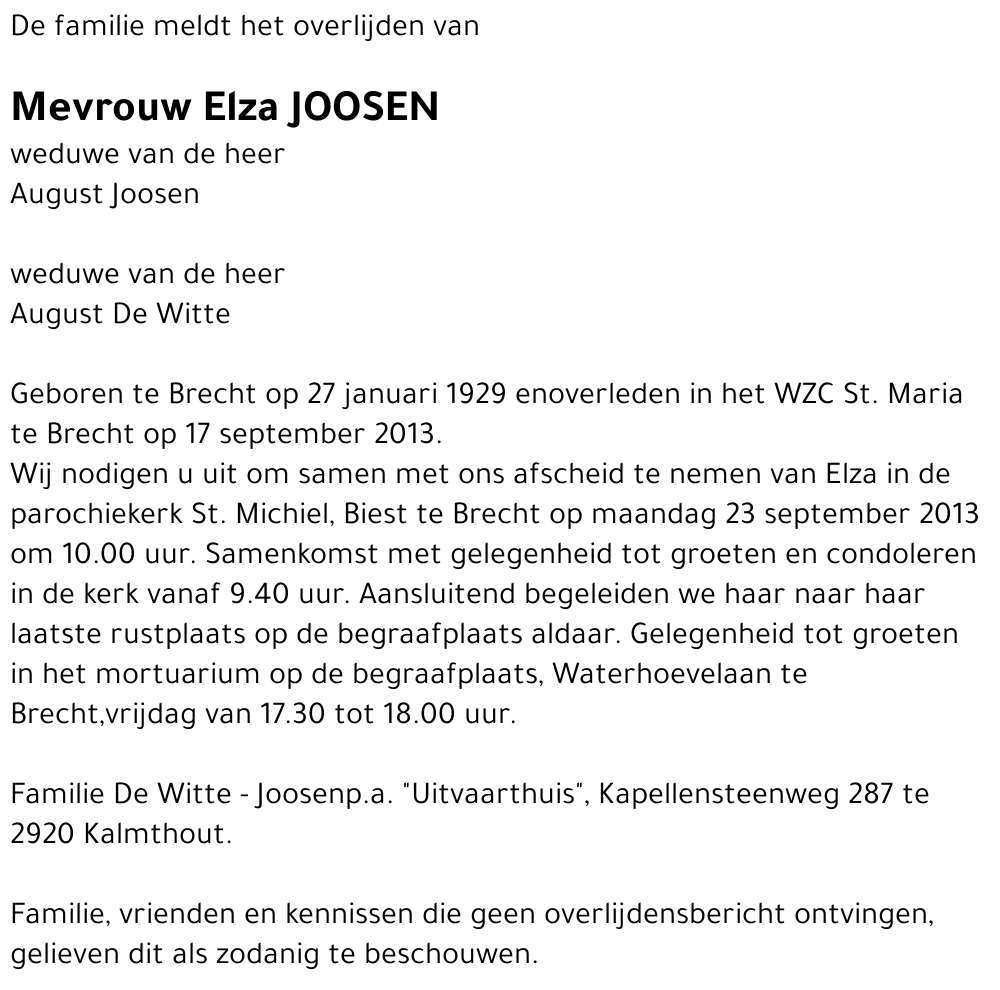 Elza Joosen