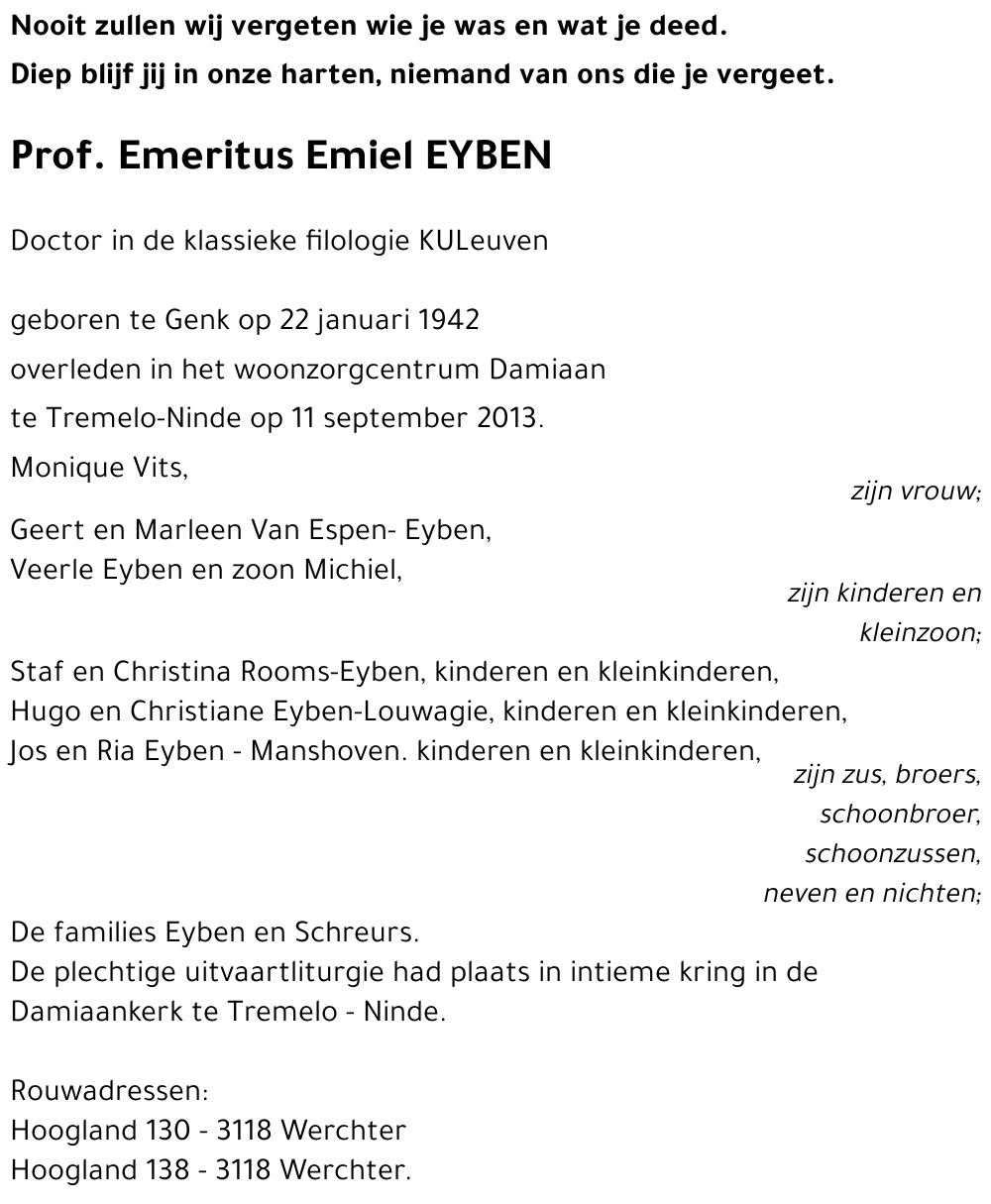 Emiel EYBEN