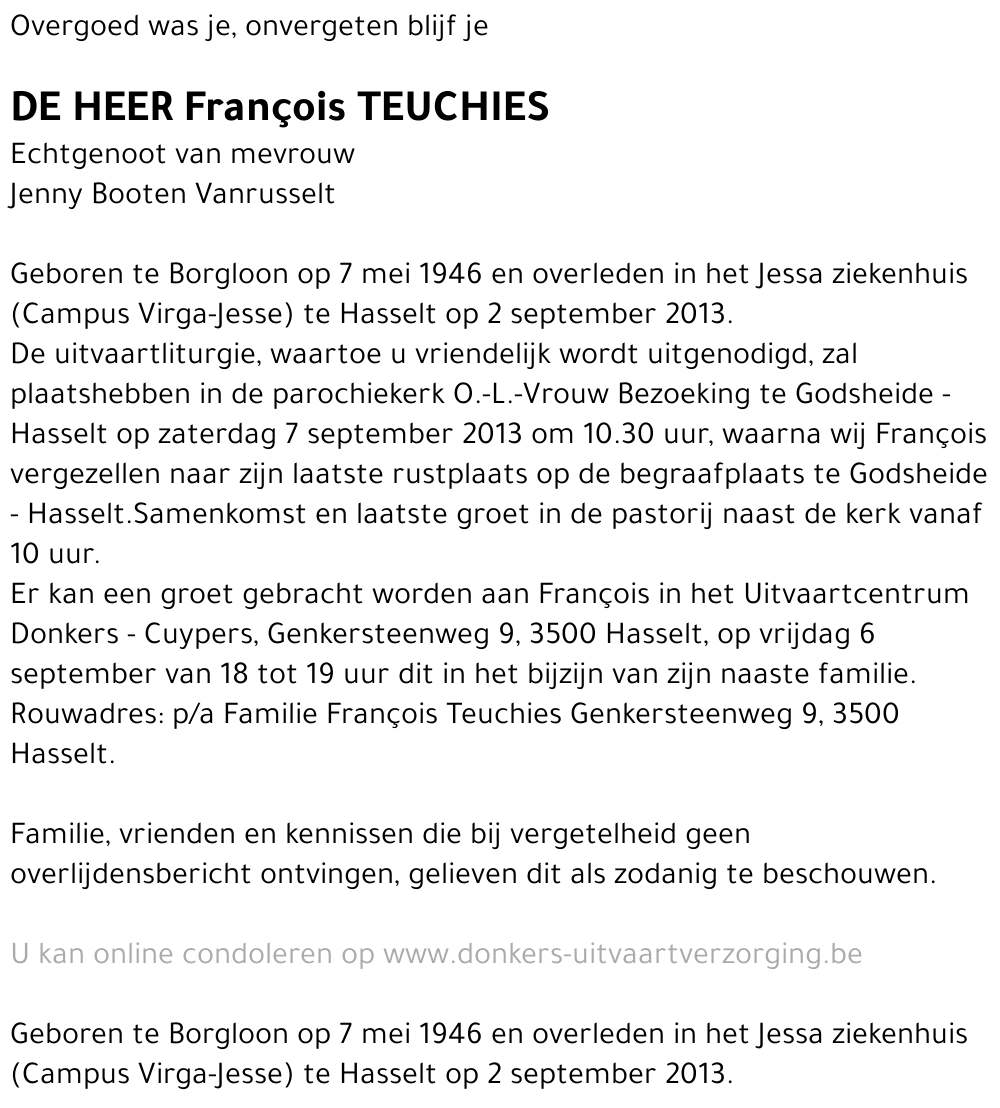 François Teuchies