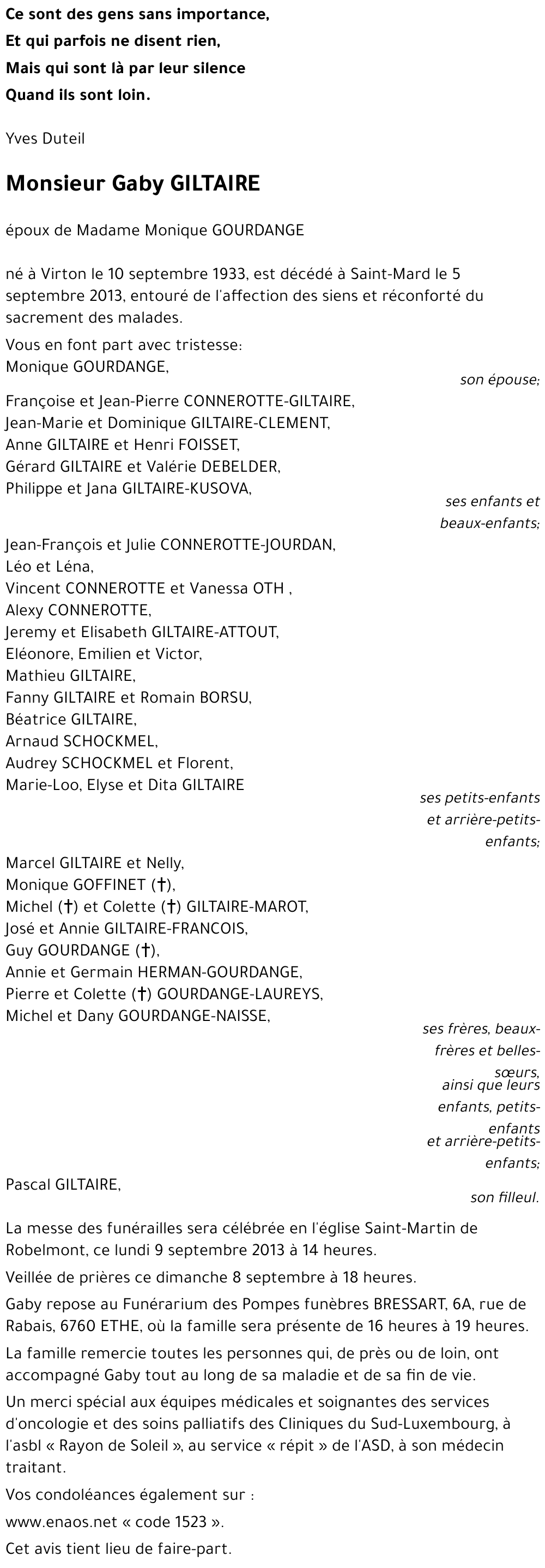 Gaby GILTAIRE