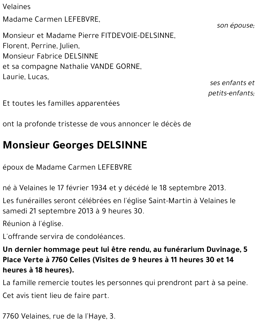 Georges DELSINNE