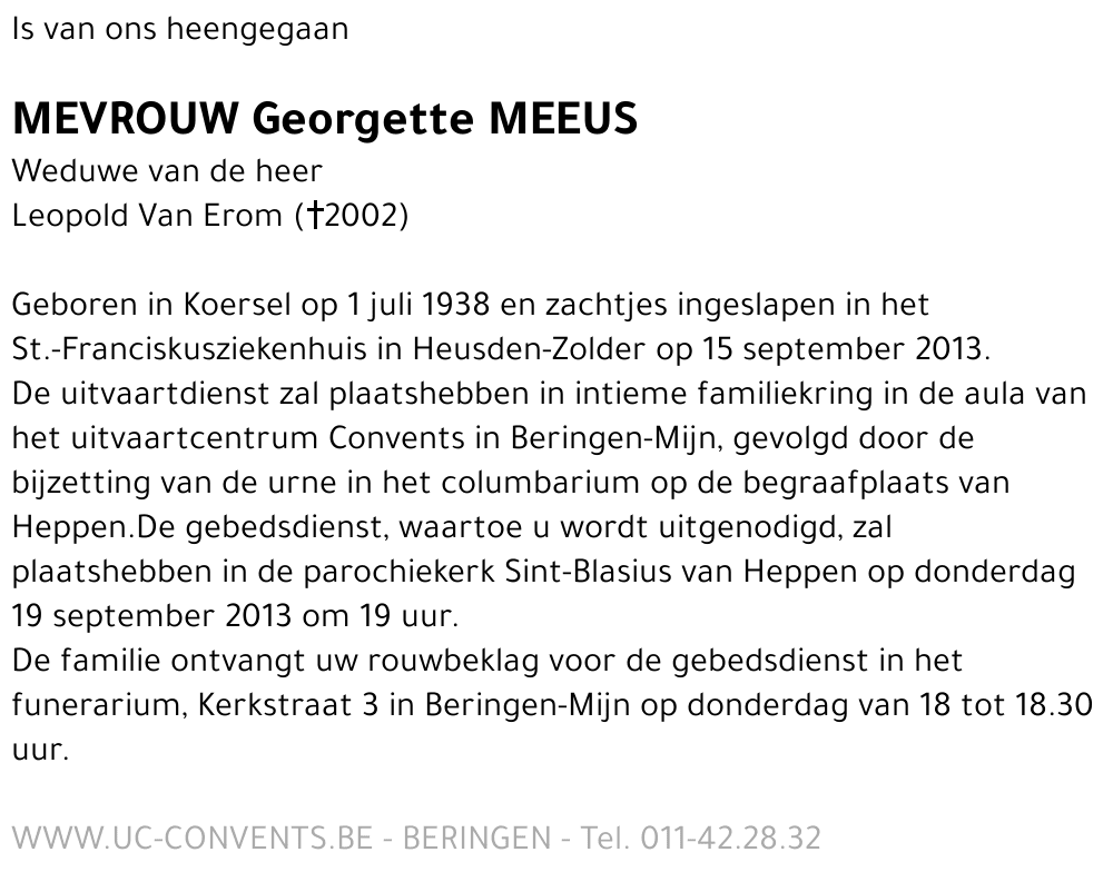 Georgette Meeus