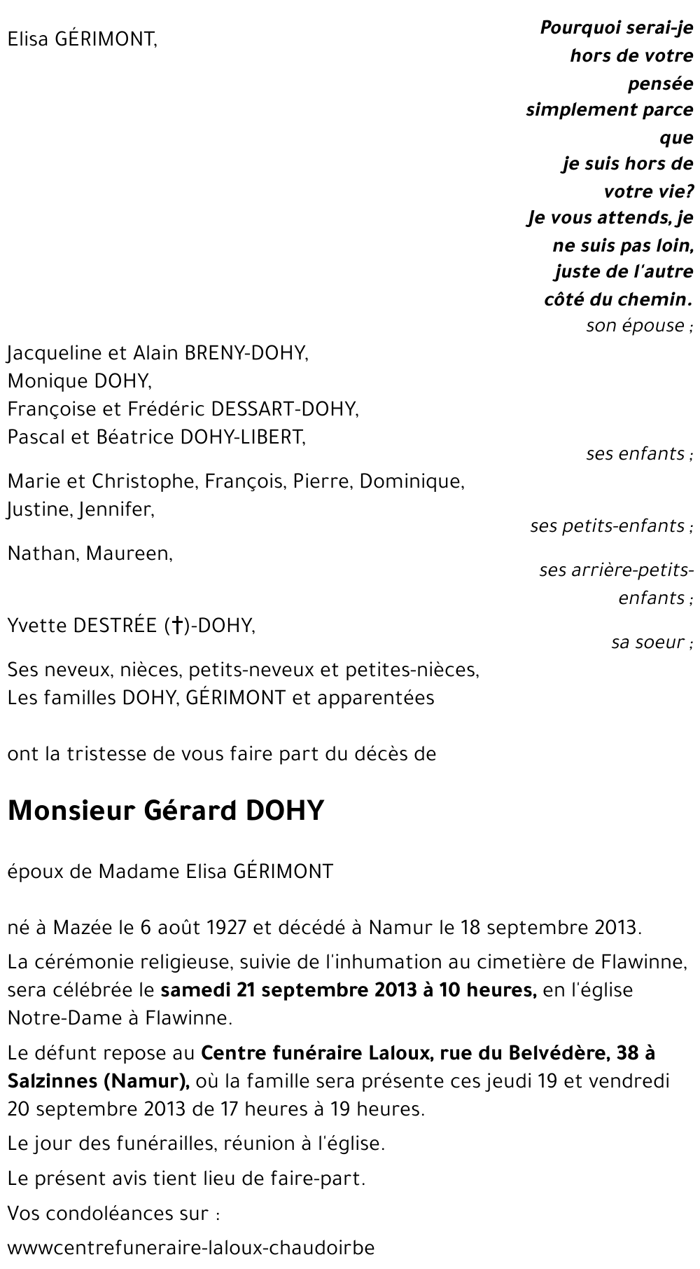 Gérard DOHY