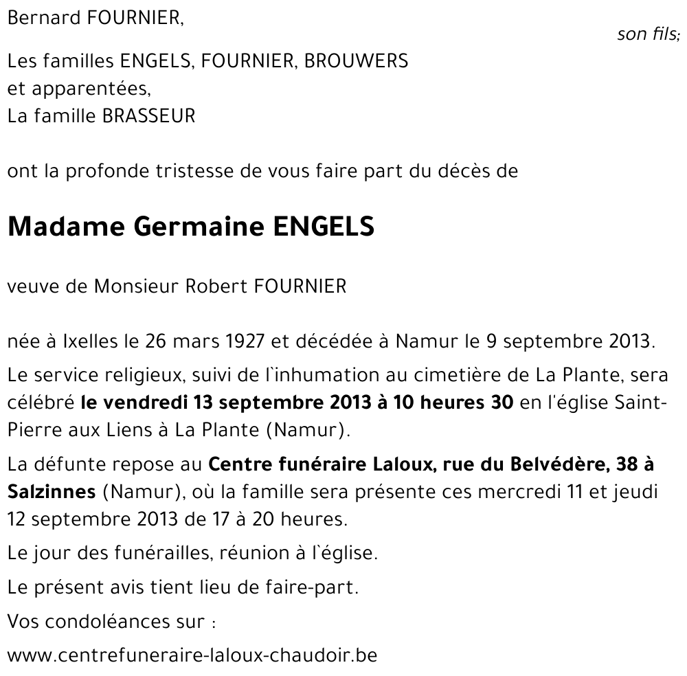 Germaine ENGELS