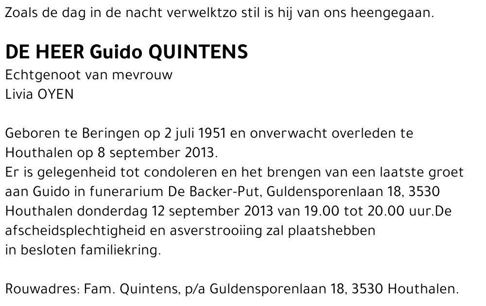 Guido QUINTENS