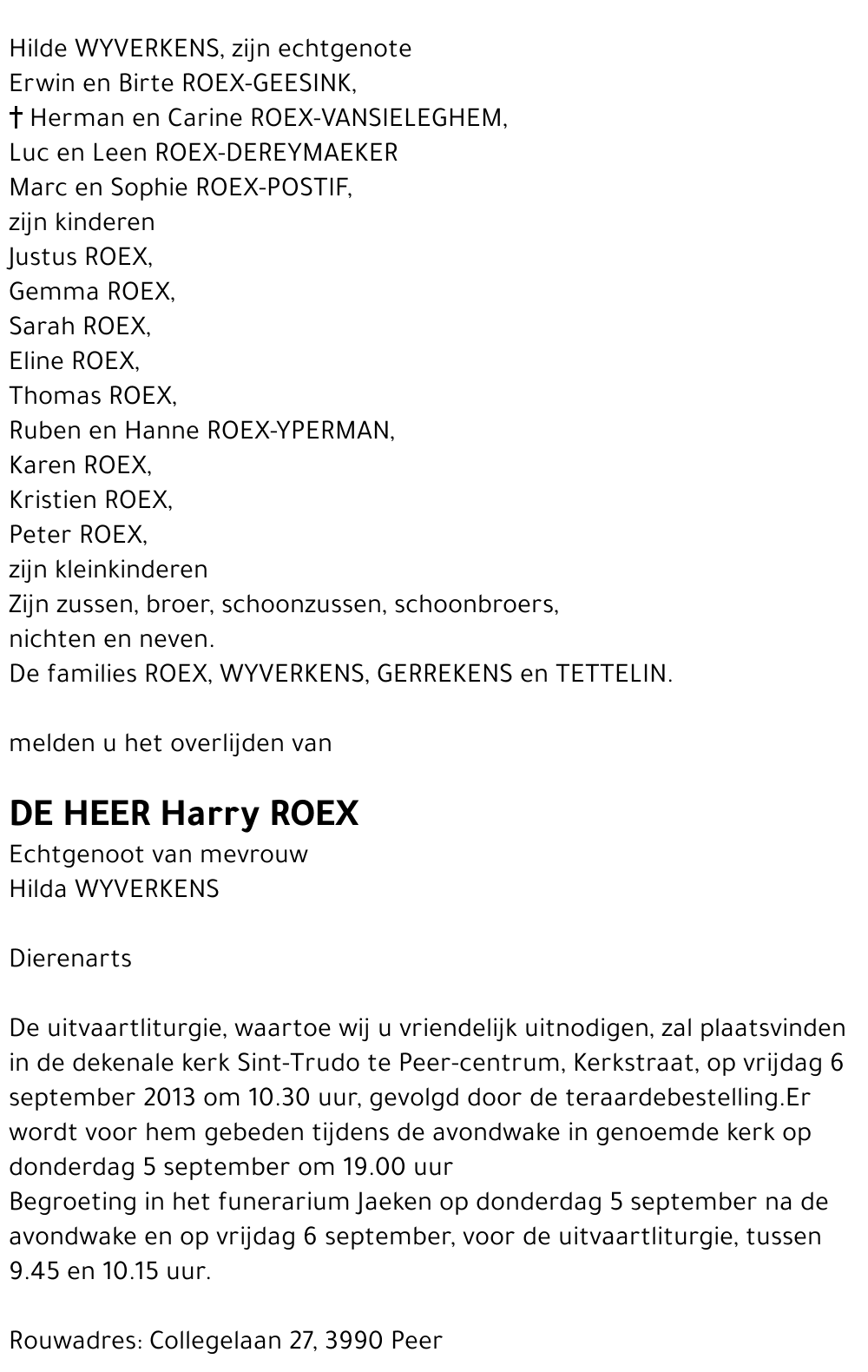 Harry ROEX