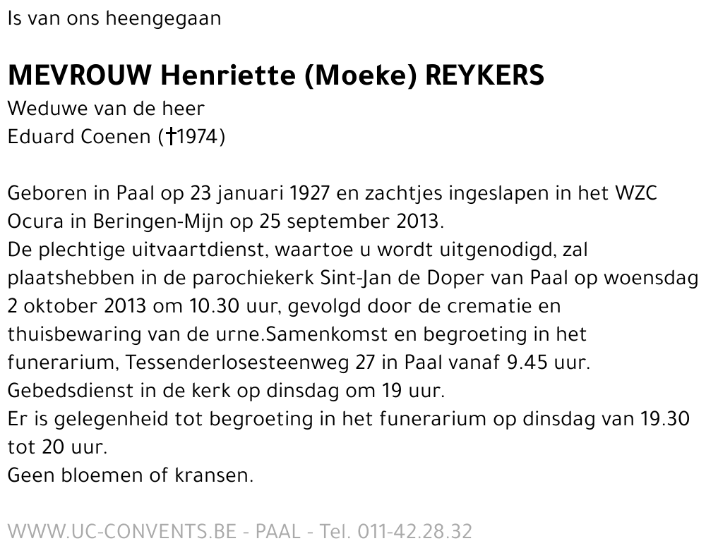 Henriette Reykers