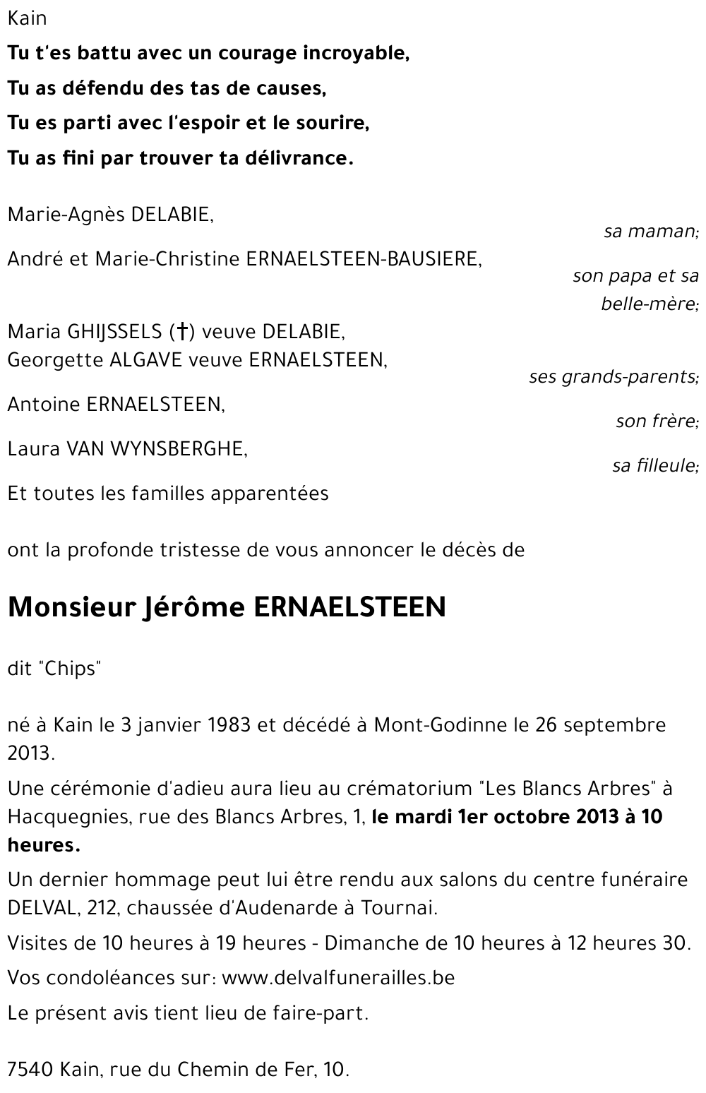 Jérome EERNAELSTEEN