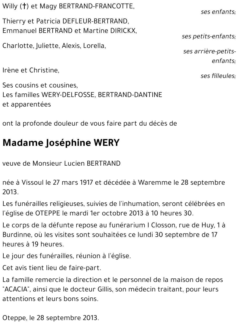 Joséphine WERY