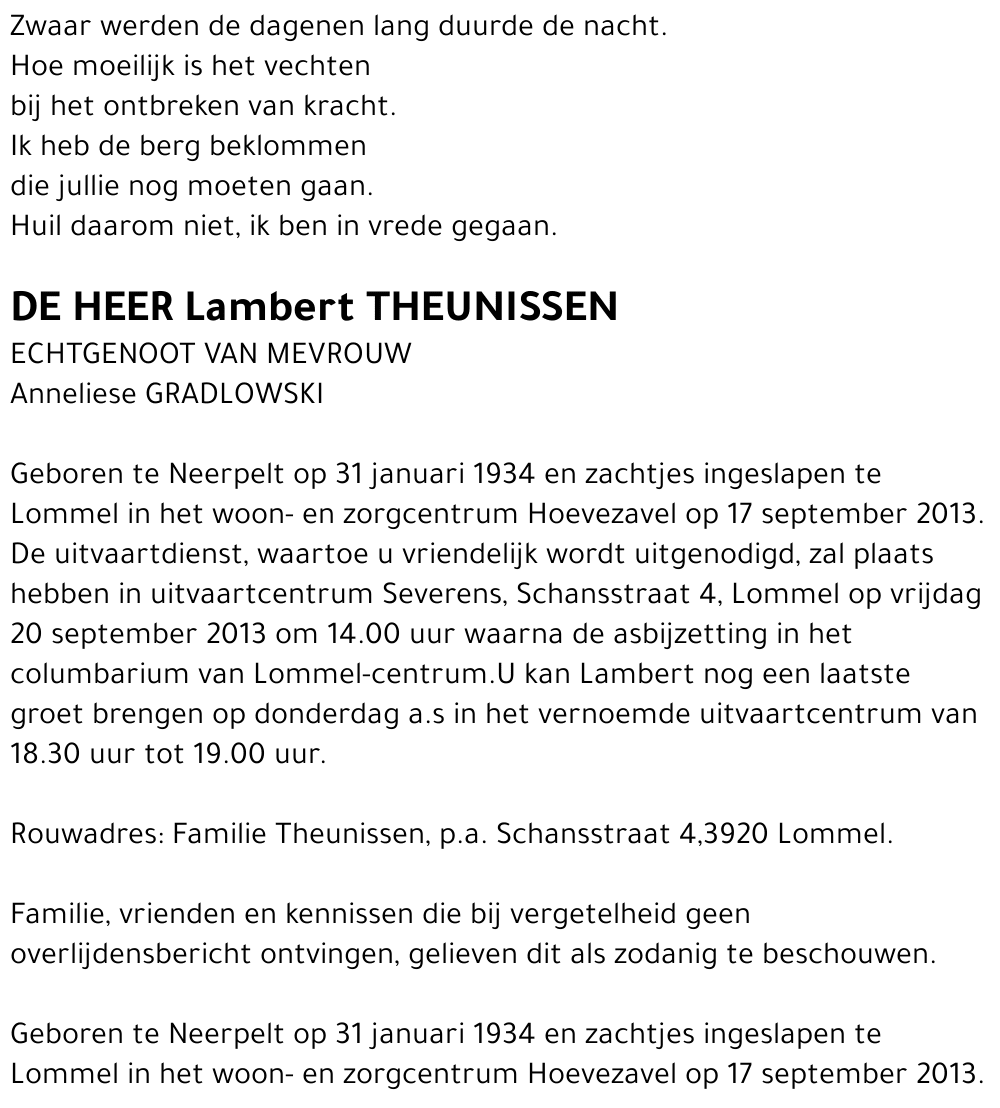 Lambert Theunissen